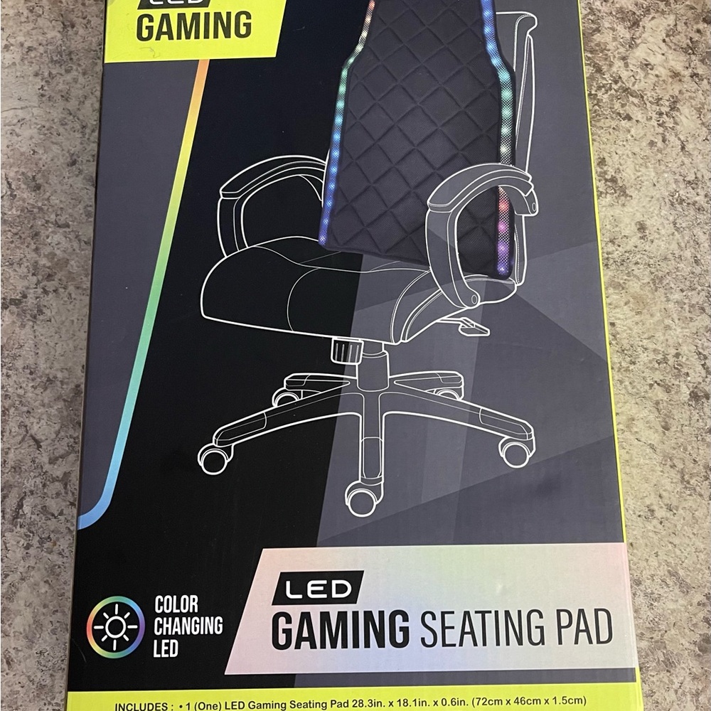 RGB LED Gaming Seat Cushion